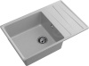 Кухонная мойка Granfest Level LV-760L серый 76х50 цвет серый поверхность матовая