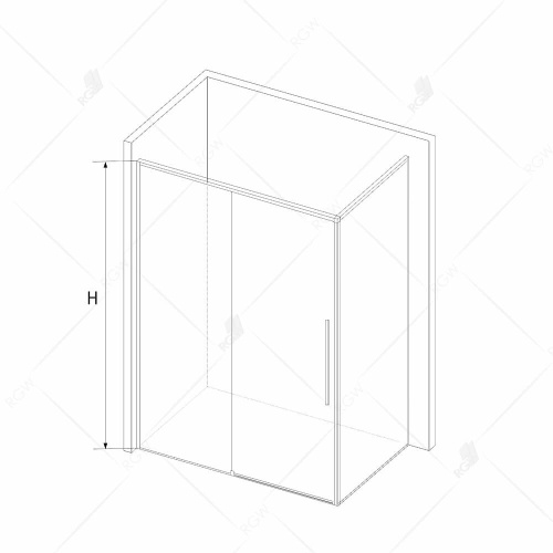 Душевой уголок RGW Stilvoll 32324239-011 130х90 стекло прозрачное профиль хром глянцевый без поддона - фото 2