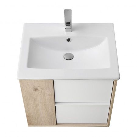 Тумба под раковину Aquaton Бостон 1A252501BN010 60х50 подвесная цвет коричневый