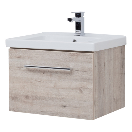 Тумба под раковину Dreja Big Inn 77.0202D 61х43х46 подвесная цвет дуб кантри - фото 2