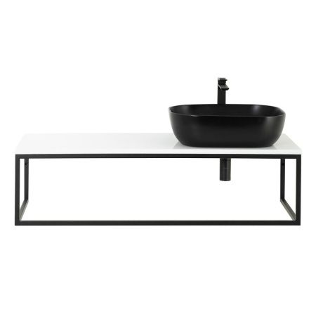 Консоль под раковину BelBagno Etna-Kraft EK-120-ST 120х50 подвесная цвет черный