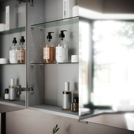 Зеркало-шкаф Sancos Hilton Z1000 100х70 подвесной цвет белый