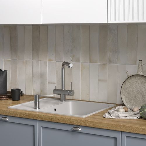 Смеситель для кухни Reflexion Lago RX9903SS на мойку серый - фото 4