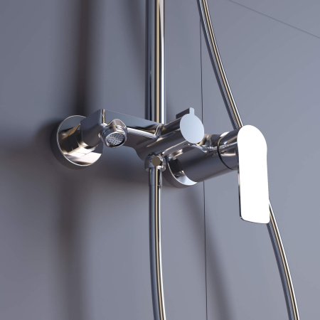 Душевая стойка RGW Shower Panels 59140126-01 настенная цвет хром