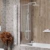 Душевая шторка на ванну Reflexion Slider RX15090CCR-22 90х150 стекло прозрачное профиль хром ориентация универсальная