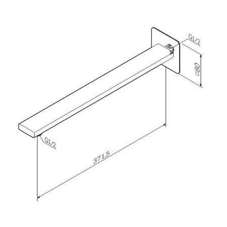 Держатель для душа Am.Pm F0500703 хром