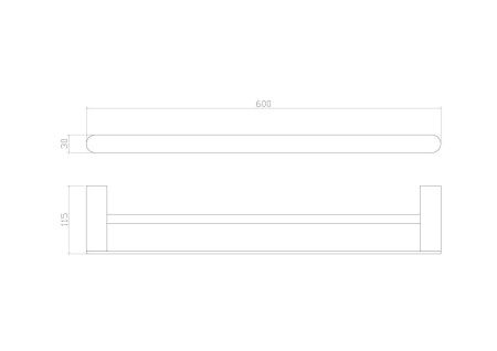 Полотенцедержатель Wonzon & Woghand Carbon WW-7711