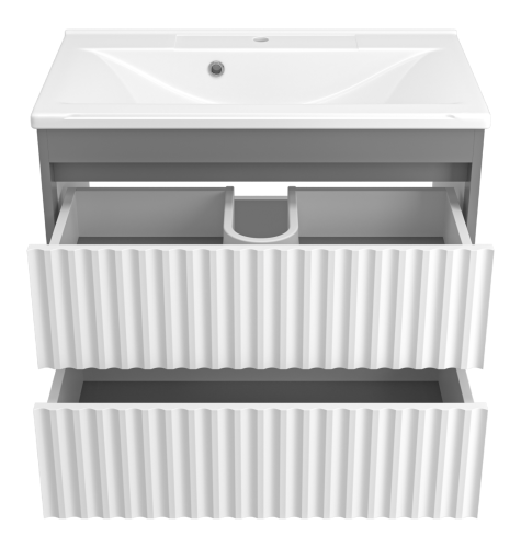 Тумба под раковину Brevita Balaton BAL-06075-01-012Я 73х44х54 подвесная - фото 3