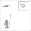 Светильник подвесной Lumion Denver (Денвер) 8276/1A