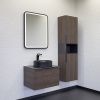 Тумба с раковиной Comforty Портленд 00-00013793CF 60х50 подвесная цвет коричневый