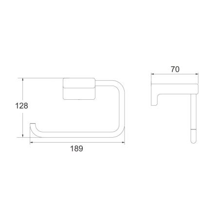 Полотенцедержатель Rose RG18C RG1806C