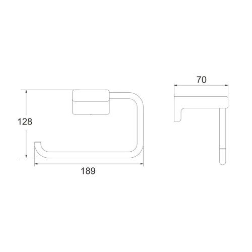 Полотенцедержатель Rose RG18T RG1806T - фото 3
