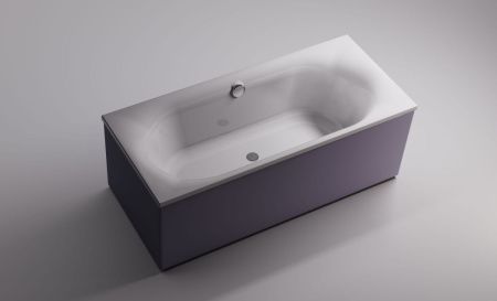 Ванна из литьевго мрамора Astra-Form Лира 01010020 170х75 пристенная прямоугольная с ножками