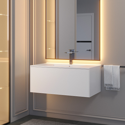 Тумба под раковину Uperwood Parma Premium 3930205466 85,4х47х35 подвесная - фото 4