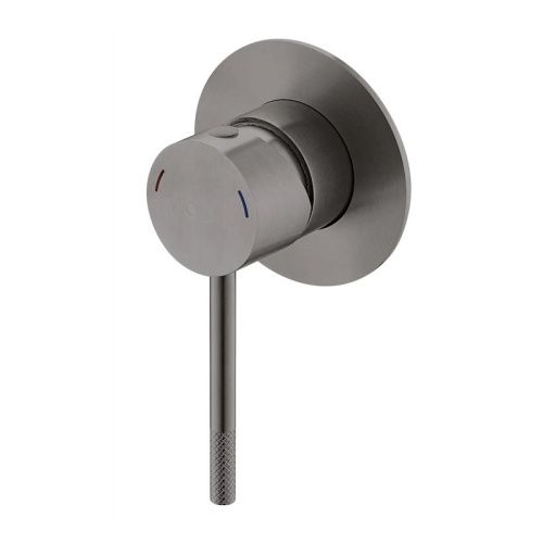 Смеситель для раковины Voda VSL28GM встраиваемый в стену вороненая сталь - фото 4