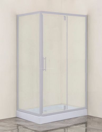 Душевой уголок Loranto CS-6128C 120 120х80 стекло прозрачное профиль хром без поддона - фото 2