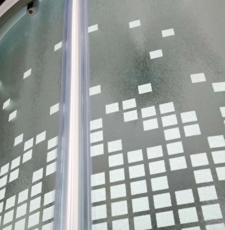 Душевая кабина AvaCan L901N 100х100 четверть круга без крыши ориентация универсальная