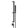 Душевой гарнитур Gessi Rettangolo 20142#299 настенный черный