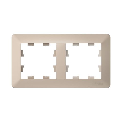 Рамка двухместная Systeme Electric AtlasDesign (АтласДесигн) ATN221202 - фото 2
