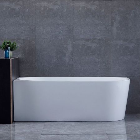 Ванна акриловая Vincea VBT-402-1700L 170х80 пристенная овальная