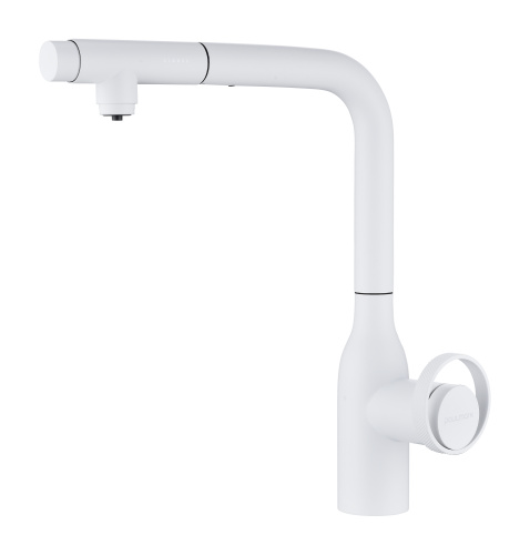 Смеситель для кухни Paulmark URBAN Ur213104-431 на раковину белый матовый