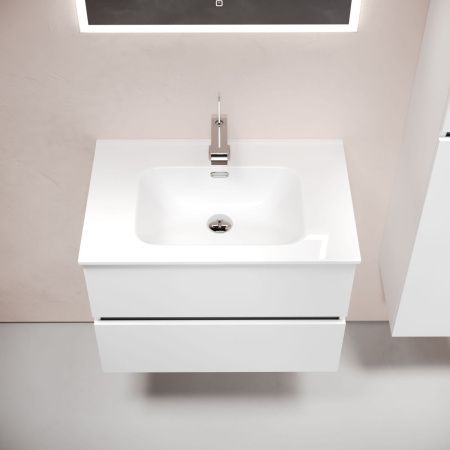 Тумба под раковину Sancos Urban UR70W 70х50 подвесная цвет белый