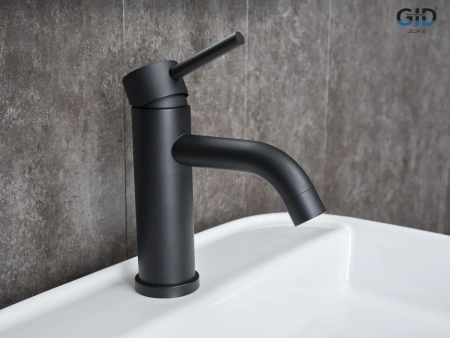 Смеситель Gid Cascada Inga SS096-BM-K (SS096BMK) на раковину черный матовый