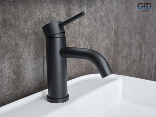 Смеситель Gid Cascada Inga SS096-BM-K (SS096BMK) на раковину черный матовый - фото 3