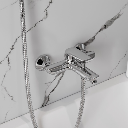 Смеситель для ванны Teymi Hanna T10205 настенный хром