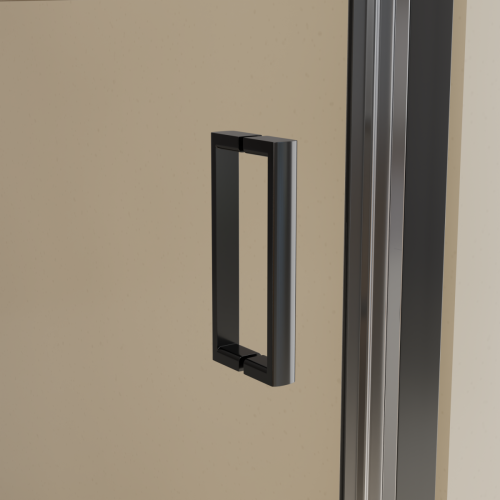 Душевая дверь RGW Classic (Класcик) 32091415-14 150х185 стекло прозрачное профиль черный - фото 4