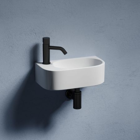 Раковина из сантехнического фарфора Ceramica Nova ELEMENT CN6066R 40х20 подвесная цвет белый 1 отверстие под смеситель