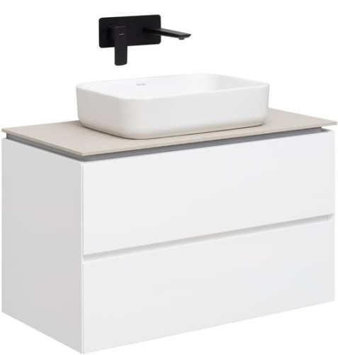 Тумба под раковину Allen Brau Infinity 1.21001.WM 84х46х51 подвесная цвет белый - фото 4