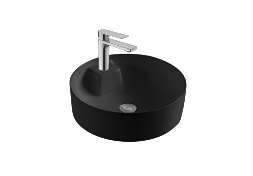 Раковина Aquatek ЕВРОПА 41 см AQ5212-MB накладная цвет черный матовый