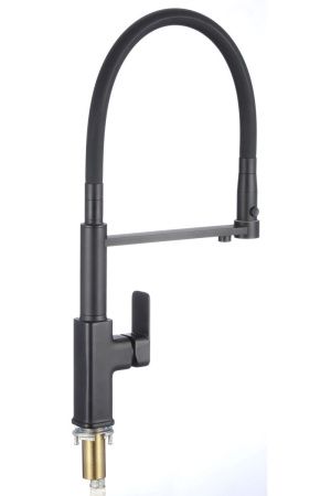 Смеситель для кухни Savol S-L1808H-01 на столешницу черный