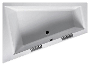 Ванна акриловая Riho DOPPIO B033001005 180х130 пристенная асимметричная без ножек