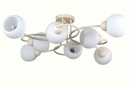 Люстра на штанге Natali Kovaltseva 81400 81400/8C BEIGE GOLD