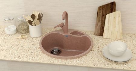 Смеситель для кухни Ulgran Classic U-001-344 на мойку черный