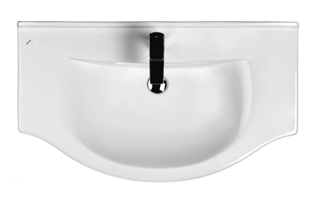 Раковина мебельная керамическая Santek Эльбрус 90 1.WH11.0.790 91х52 накладная цвет белый 1 отверстие под смеситель