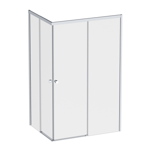Душевой уголок Am.Pm X-joy W94G-403-120290-MТ1К 119х89 стекло прозрачное профиль хром матовый без поддона - фото 2