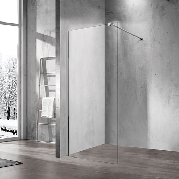 Душевая перегородка Vincea Walk in VSW-1H100CL 100х200 стекло прозрачное профиль хром глянцевый