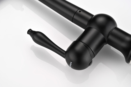 Смеситель для кухни Paulmark RETRO Re213226-AN на мойку черный