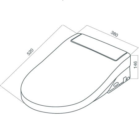 Крышка-биде Am.Pm CCC7851WH