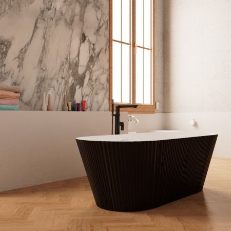 Ванна акриловая Frank 12514 170х75 отдельностоящая овальная с ножками