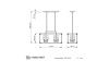 Люстра подвесная Lumina Deco Waldorf (Валдорф) LDP 1140-8 BK+MD
