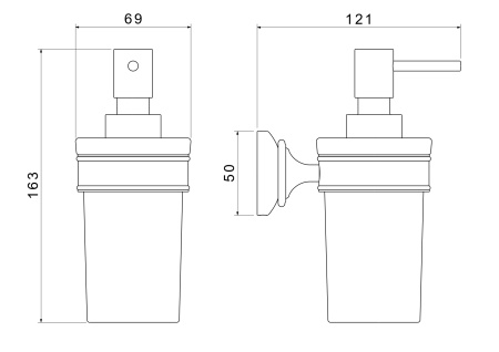 Дозатор Aquatek КЛАССИК AQ4505PG