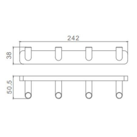Крючок Raglo R320.054.09