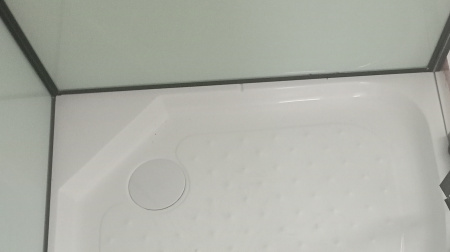 Душевая кабина Cerutti SPA KORRA90B 90х90 четверть круга без крыши ориентация универсальная