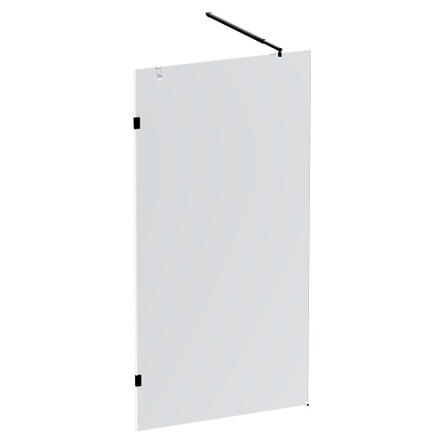 Душевая перегородка Am.Pm X-Joy W94UWI-100-F1-BTE 100х195 стекло прозрачное профиль черный - фото 2