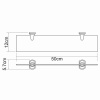 Полка в ванную комнату WasserKRAFT 3024