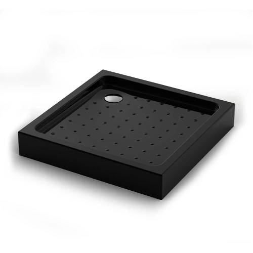 Душевой поддон Veconi Tezeo acrylic TZ52B-90-C5 90х90 акрил черный